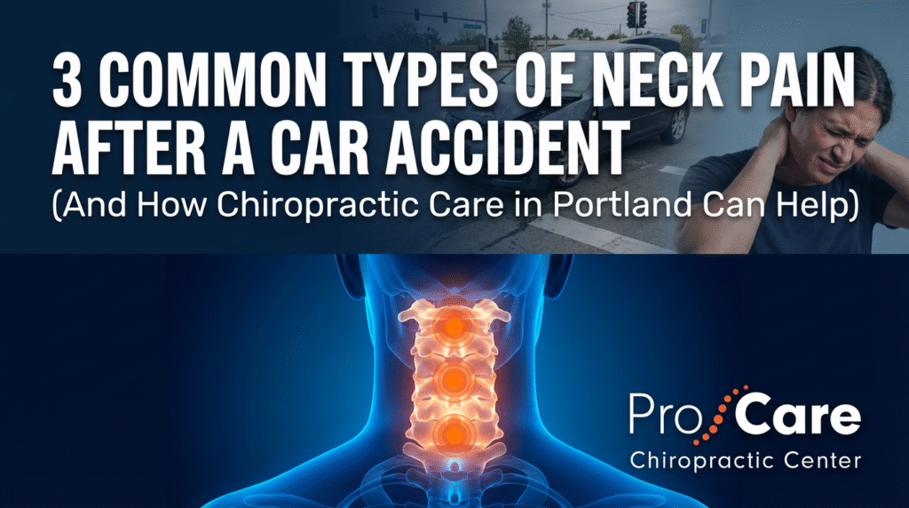 Neck Pain After Car Accident Treatment in Portland
