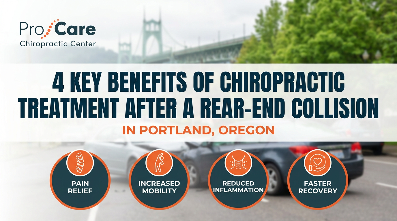 4 Key Benefits of Chiropractic Treatment After a Rear-End Collision in Portland, Oregon