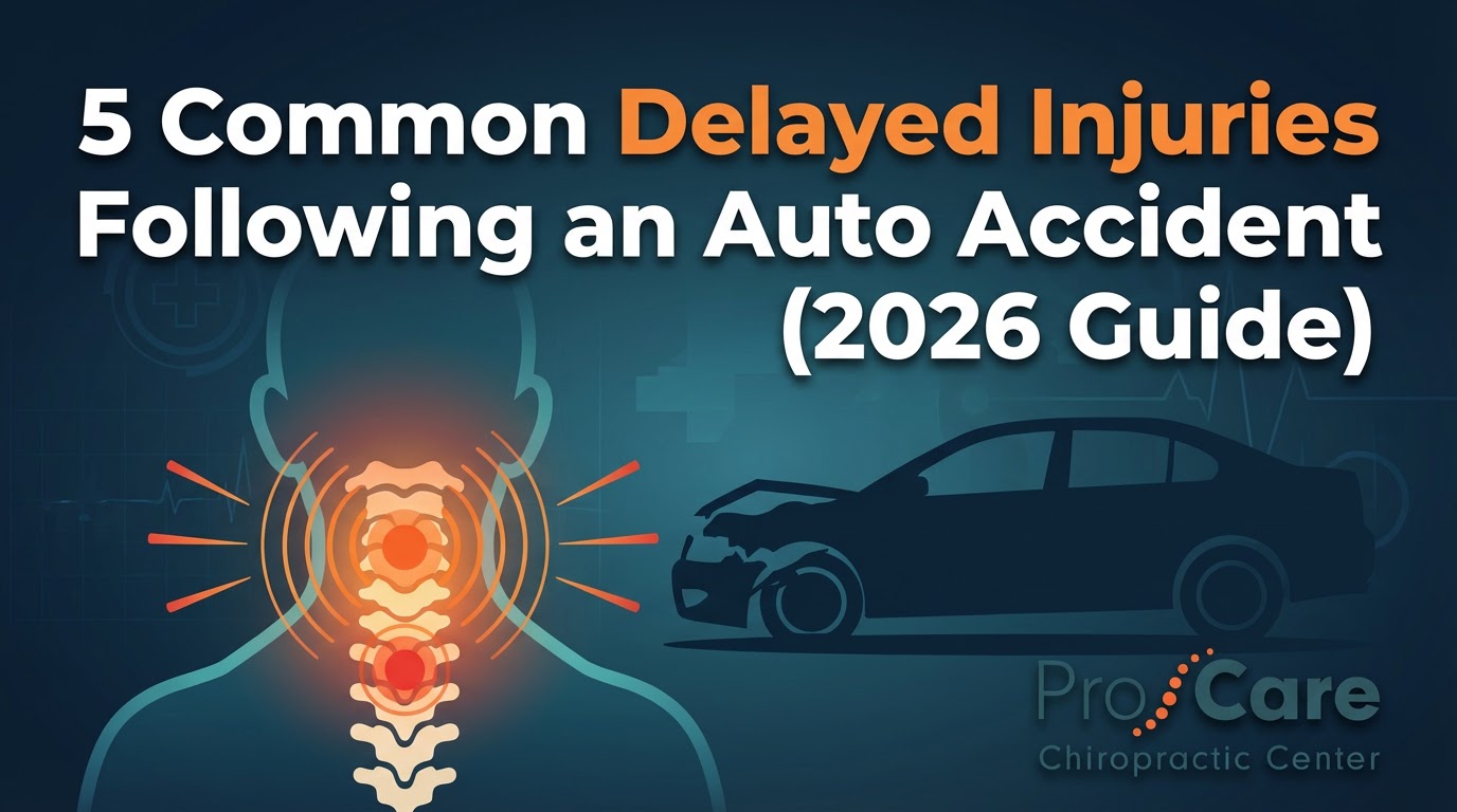 delayed injuries after auto accident