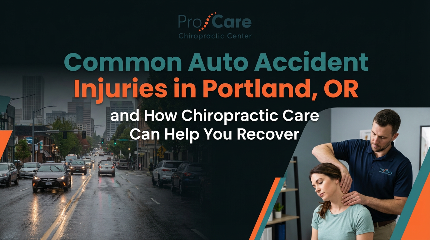 Common Auto Accident Injuries in Portland, OR and How Chiropractic Care Can Help You Recover