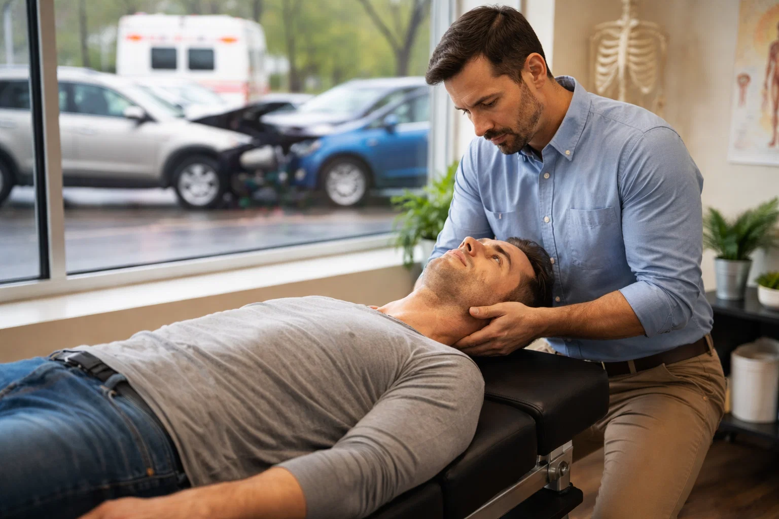 Chiropractors Treat Whiplash