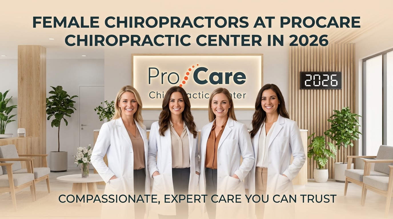 Female Chiropractors at ProCare Chiropractic Center in 2026 Compassionate, Expert Care You Can Trust