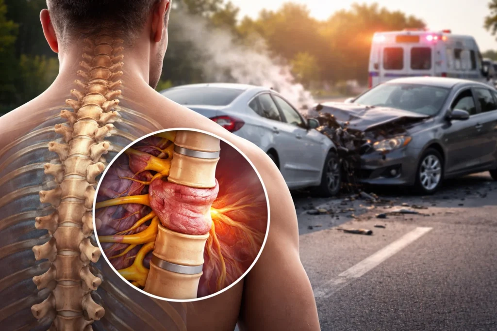 Herniated Disc After a Rear-End Collision