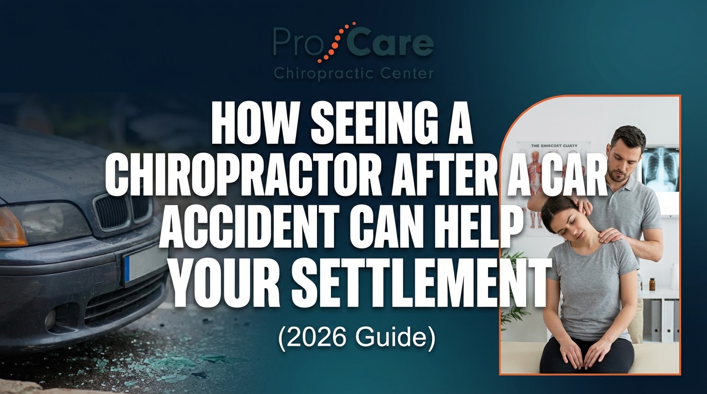 How Seeing a Chiropractor After a Car Accident Can Help Your Settlement