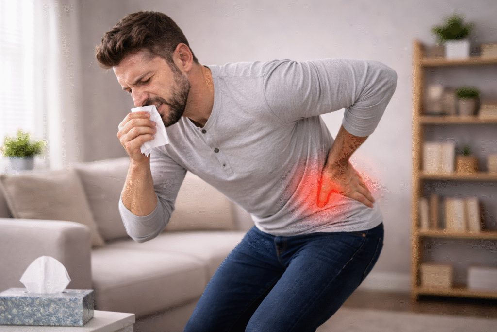 Pain When Coughing, Sneezing, or Bending