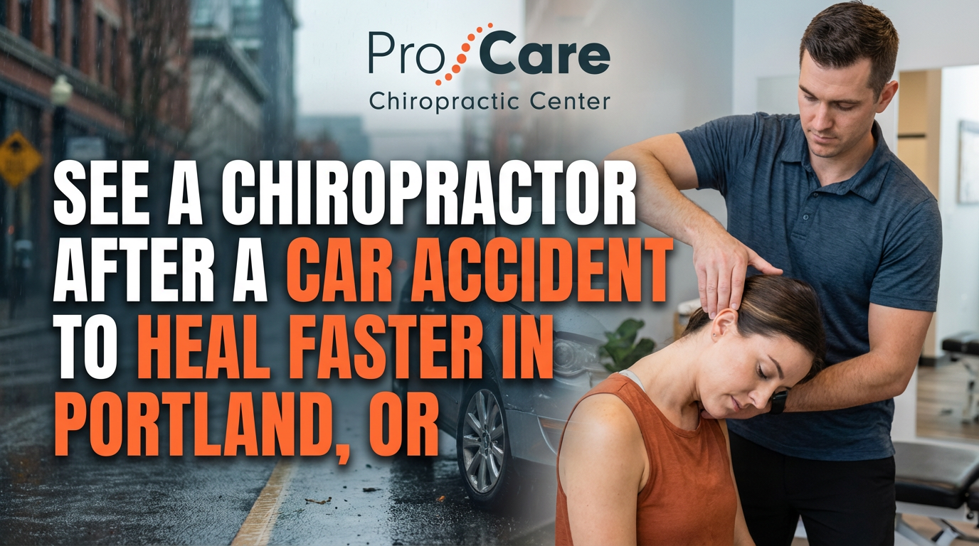 See a Chiropractor After Car Accident to Heal Faster in Portland, OR