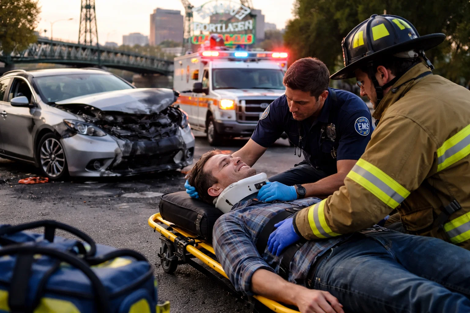 spinal injuries after car accidents in Portland
