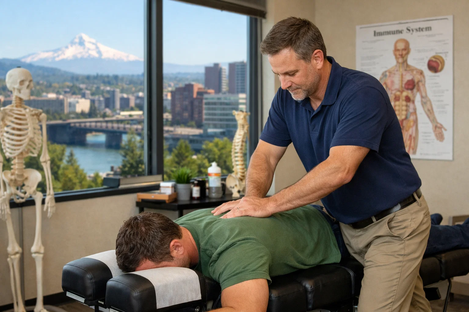 Immune System with Chiropractic Care in Portland