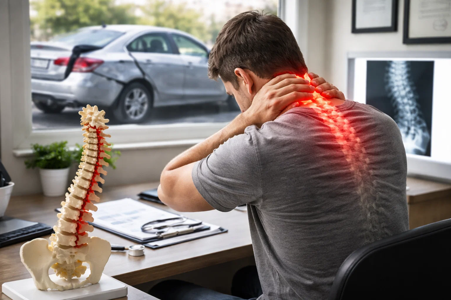 The Effects of Spinal Misalignment After a Car Accident
