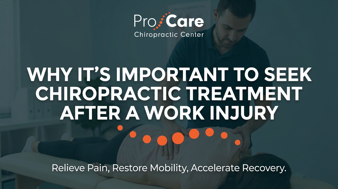 Why It’s Important to Seek Chiropractic Treatment After a Work Injury