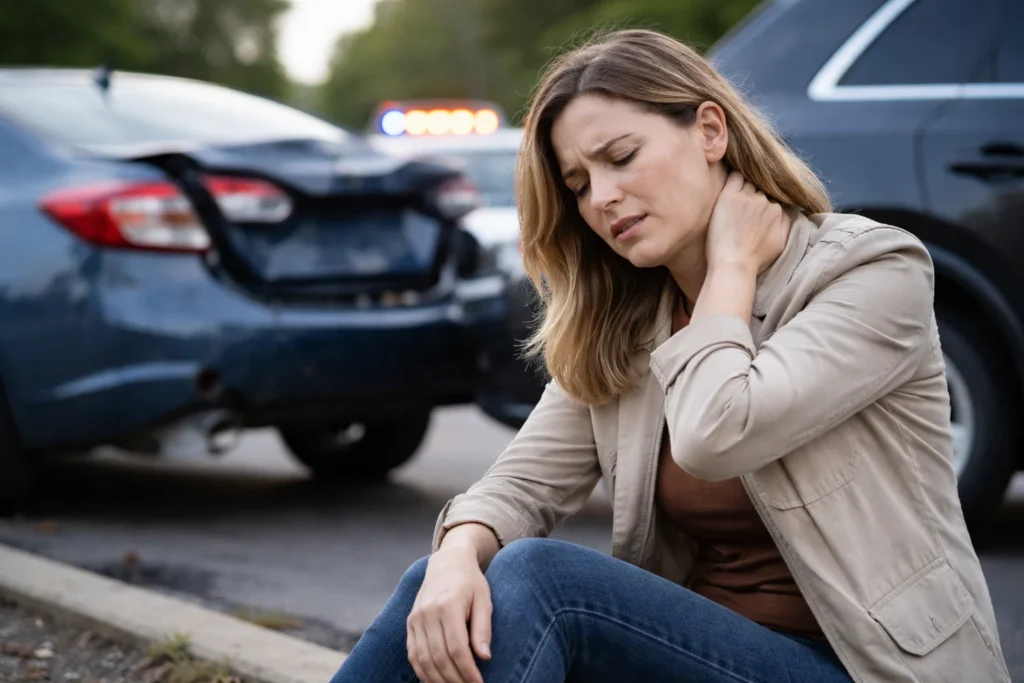 neck pain car accident