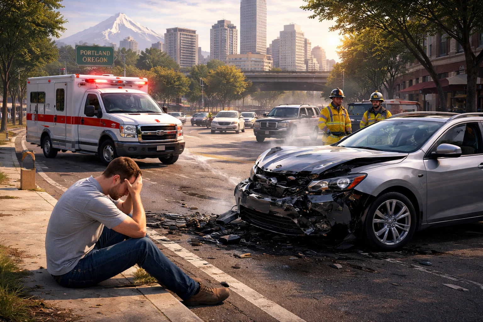 Portland car accident
