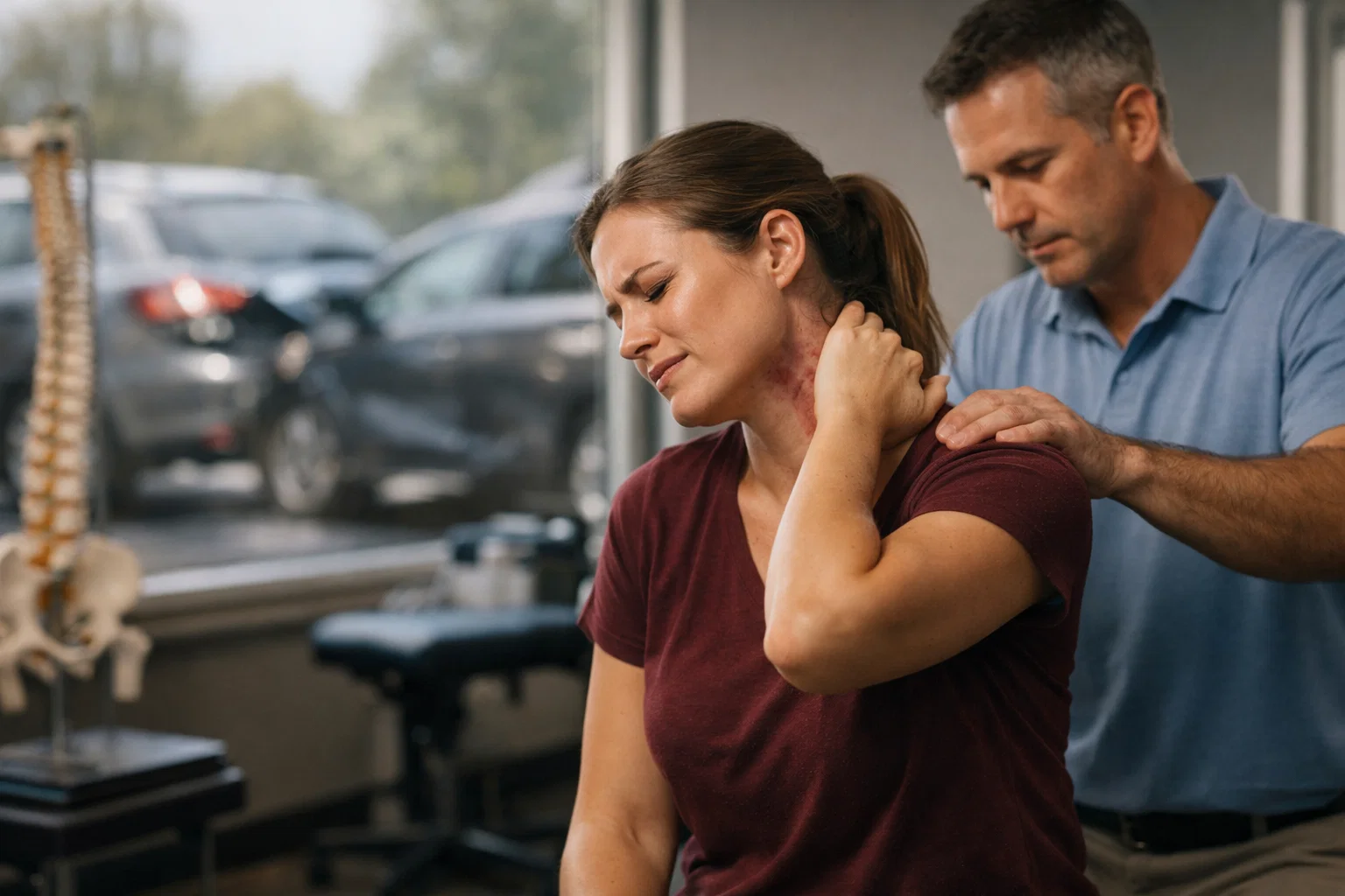 3 Common Types of Neck Pain After a Car Accident in Keizer
