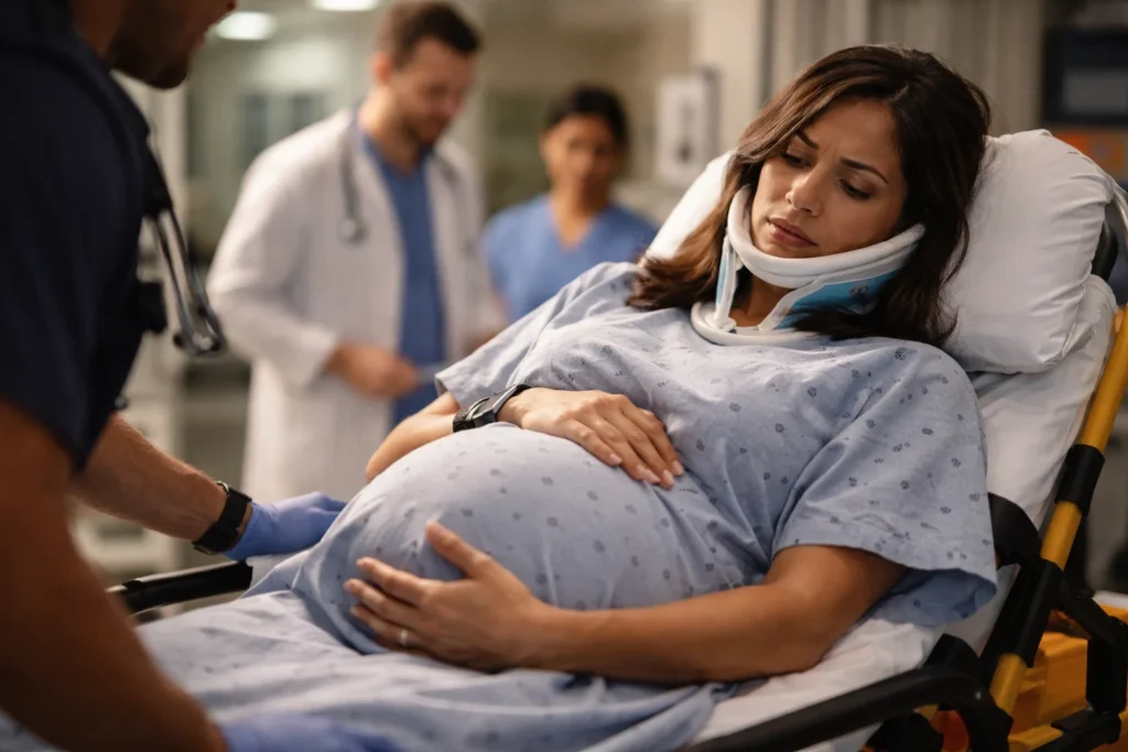 Common Car Accident Injuries in Pregnant Patients
