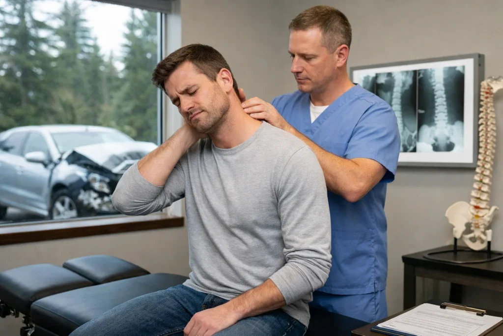 How a Chiropractor Diagnoses Whiplash After a Rear-End Collision