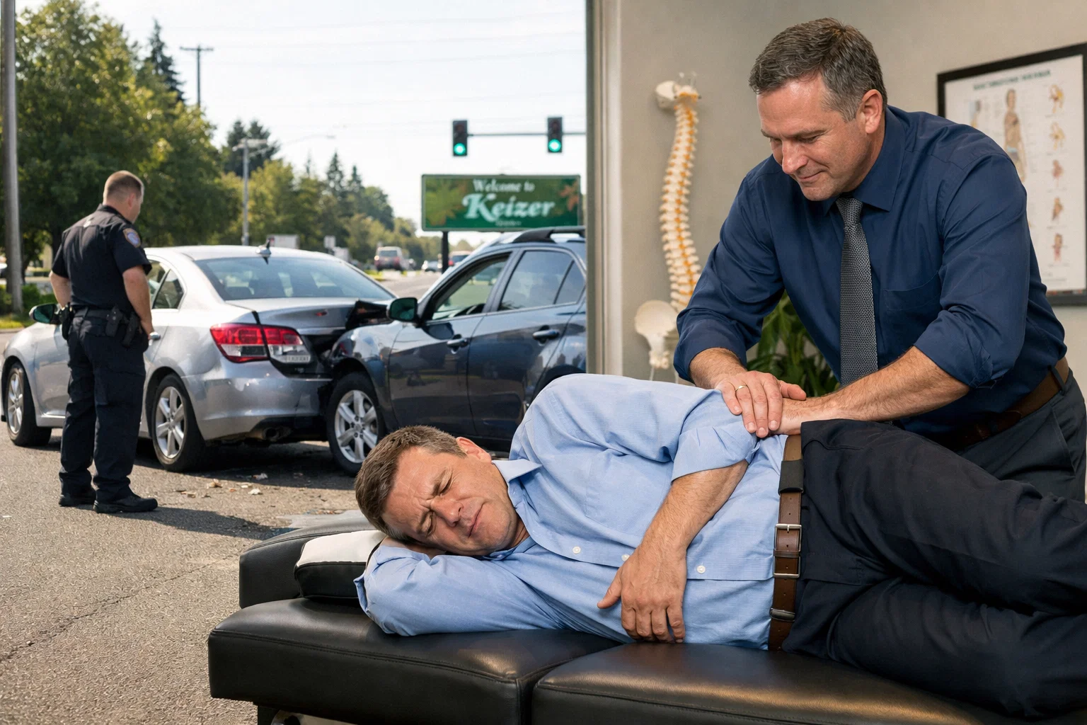 Low-Speed Car Accident Injuries in Keizer: Chiropractic Care