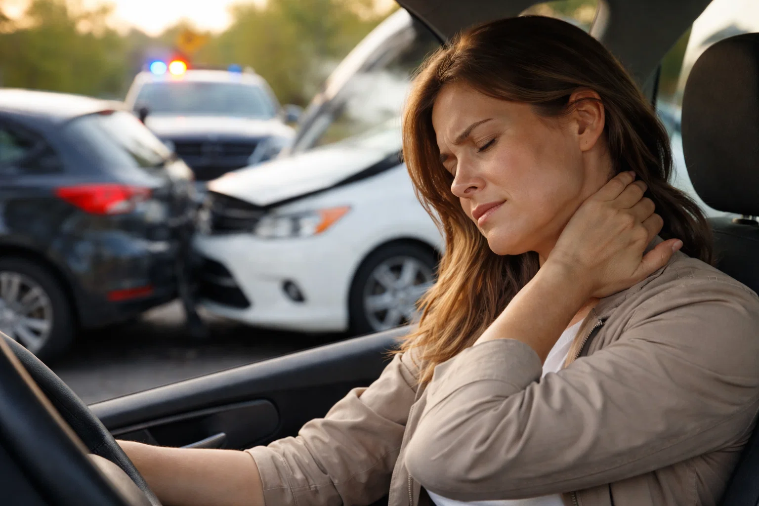 neck pain after car accident